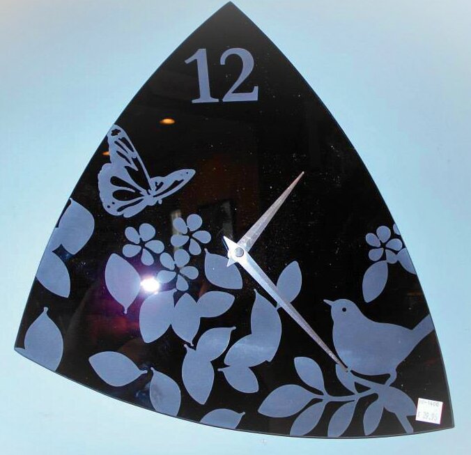 Glass Bird Clock