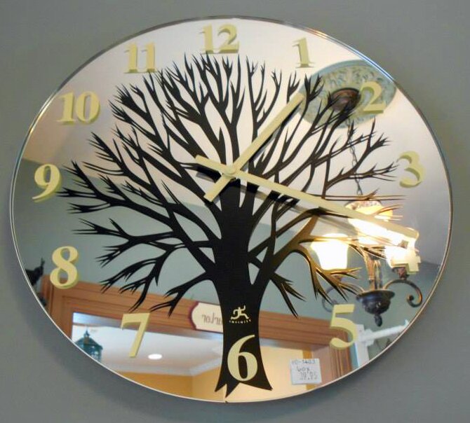 Glass Tree Clock